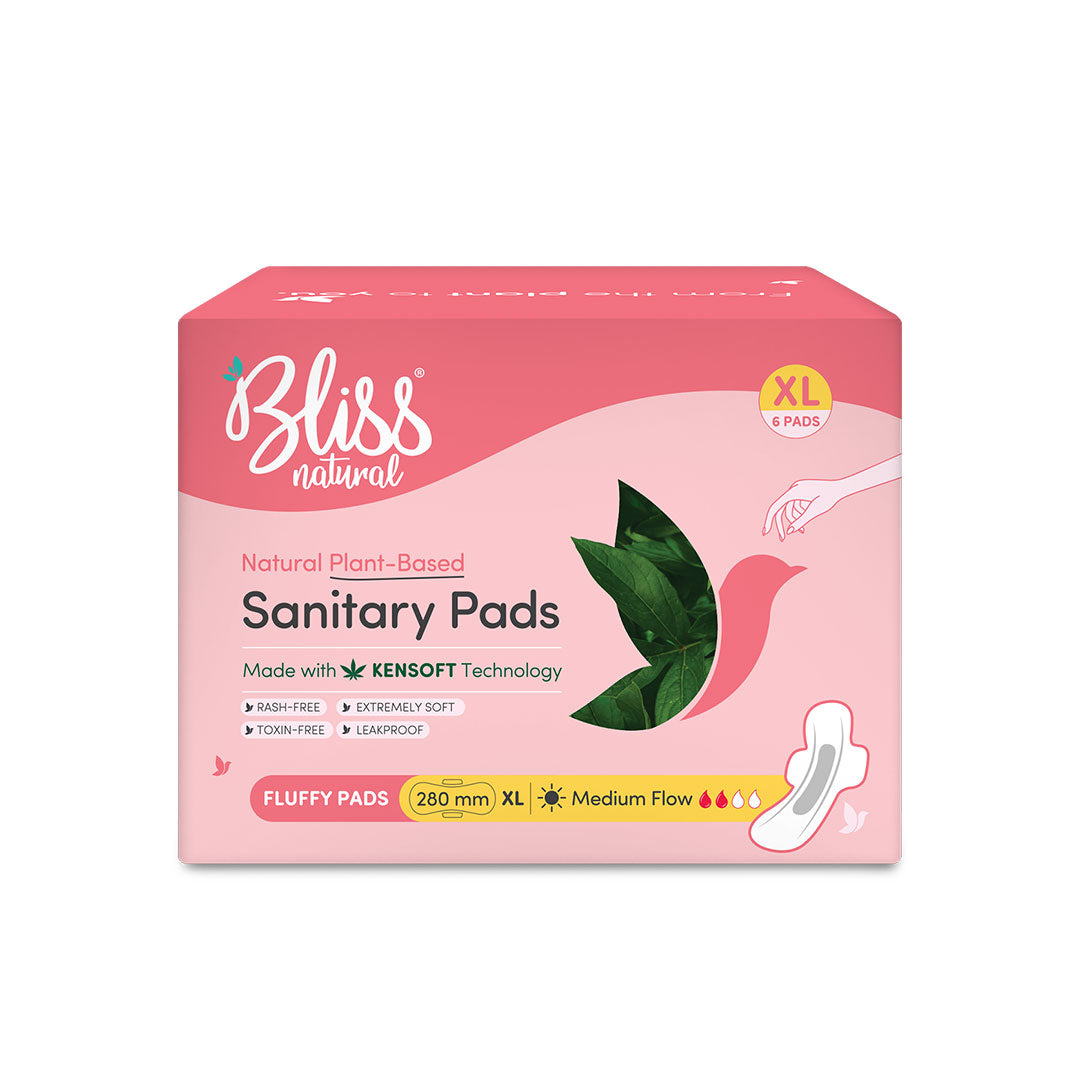 Bliss- Herbal Sanitary Pads (Pack Of 6PC) – Uzhavar Kalam